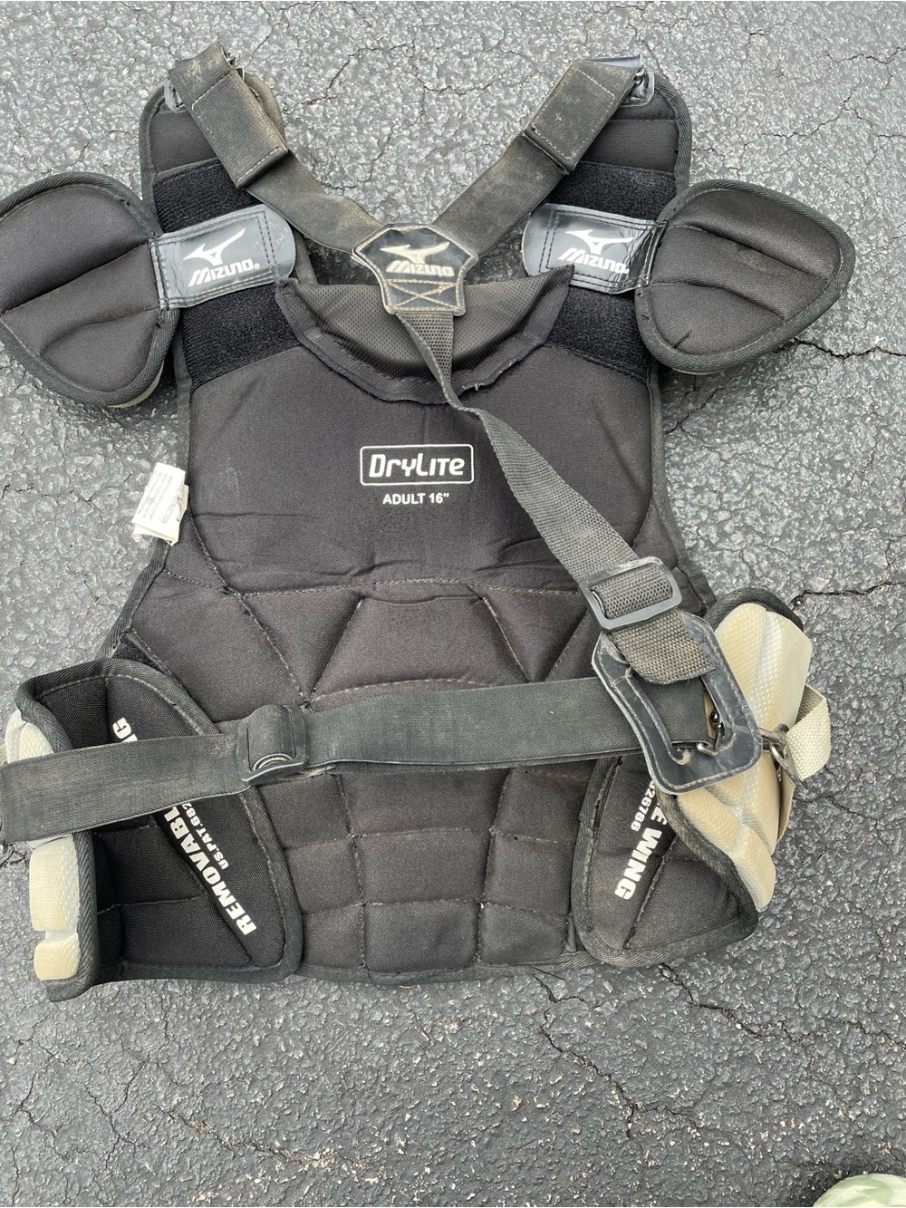 Mizuno Black and Grey Catcher’s Adult Chest Protector